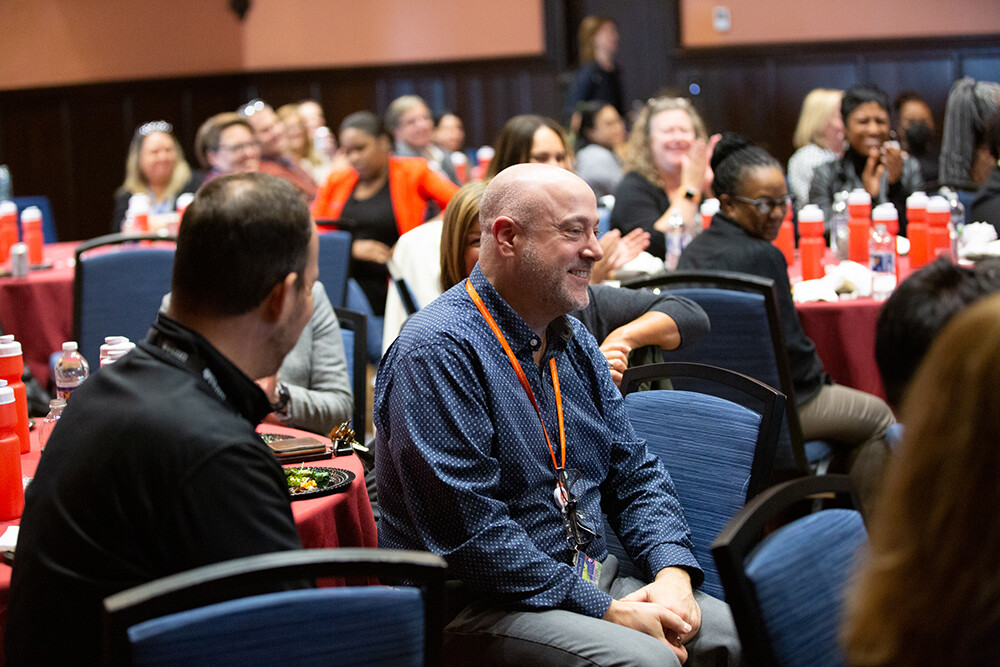 leadership recognition at the kick-off event